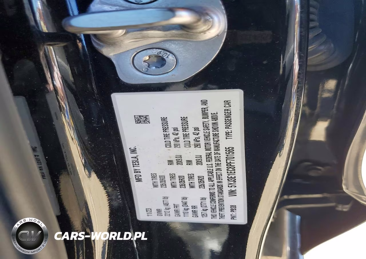 2023 Tesla Model 3 VIN:5YJ3E1EC8PF701565 - 12