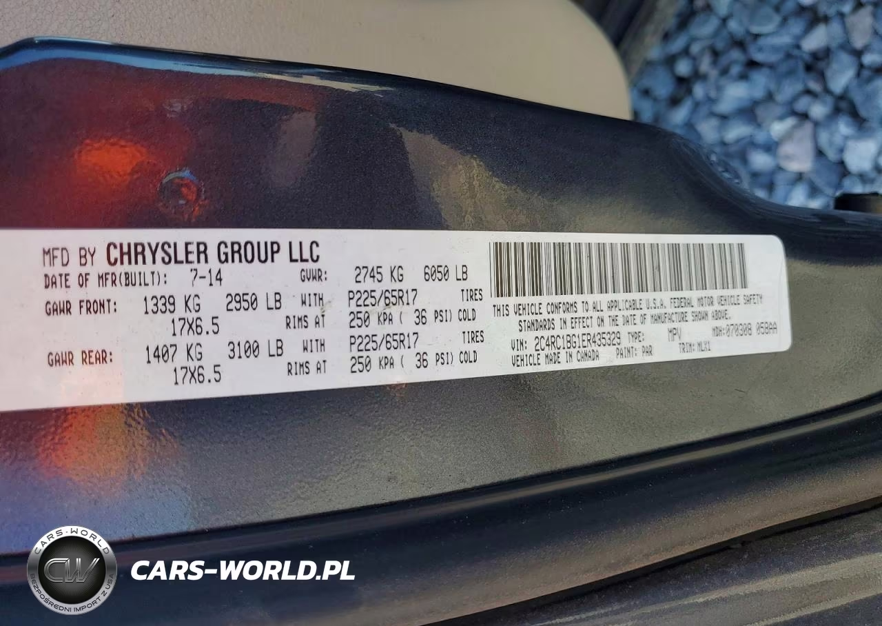 2014 Chrysler Town & Country Touring VIN:2C4RC1BG1ER435329 - 13