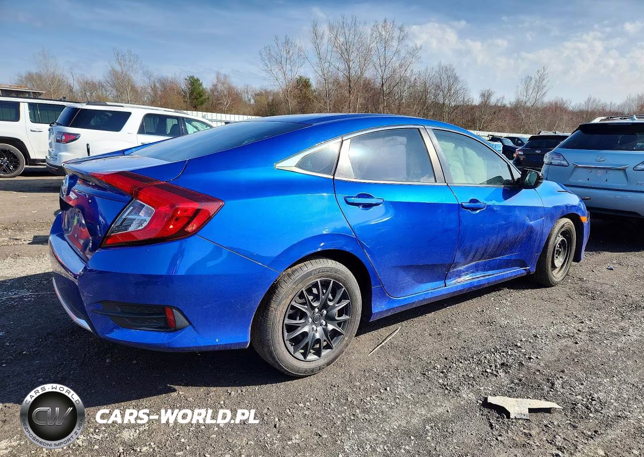 2021 Honda Civic Lx VIN:2HGFC2F66MH524720 - 3