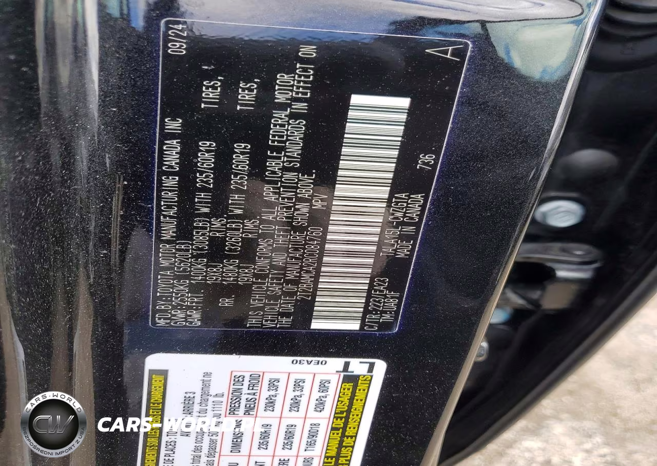2024 Lexus Rx 350 Base VIN:2T2BAMCA2RC084760 - 14