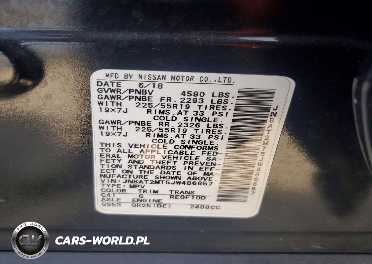2018 Nissan Rogue S VIN:JN8AT2MT5JW486657 - 13