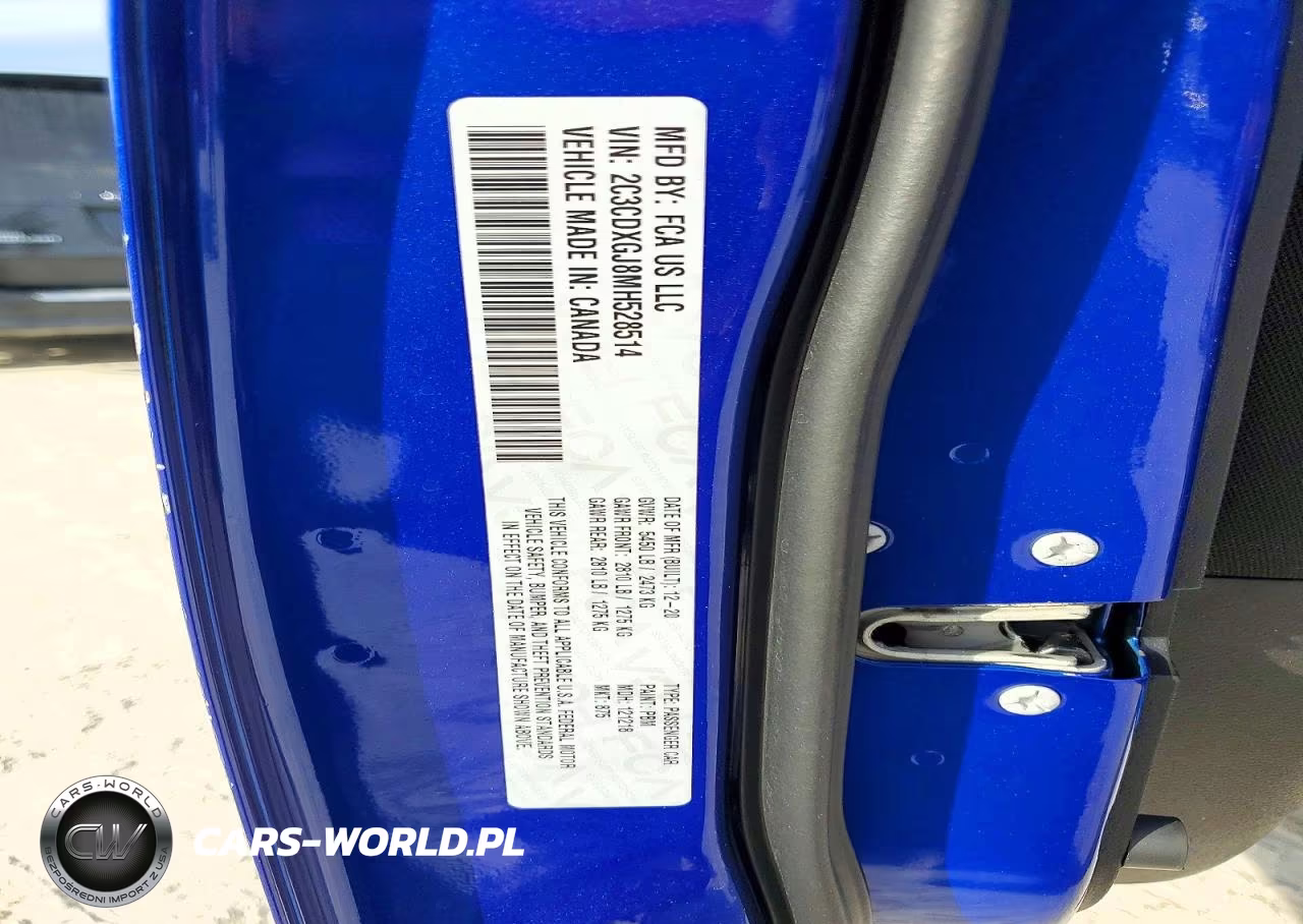 2021 Dodge Charger Scat Pack VIN:2C3CDXGJ8MH528514 - 12