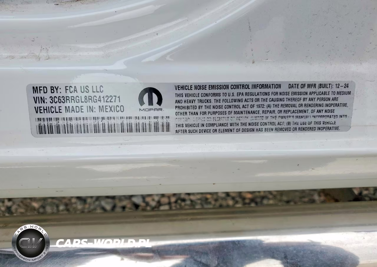 2024 Ram 3500 Tradesman VIN:3C63RRGL8RG412271 - 12