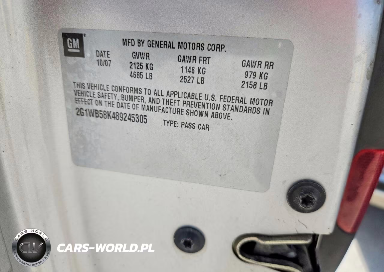2008 Chevrolet Impala Ls VIN:2G1WB58K489245305 - 12