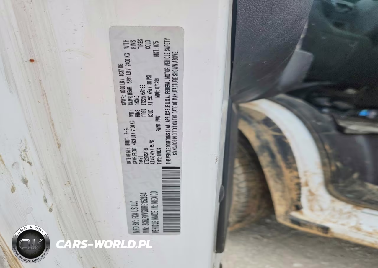 2024 Ram Promaster 2500 Utility - Service Van VIN:3C6LRVVG0RE152894 - 13