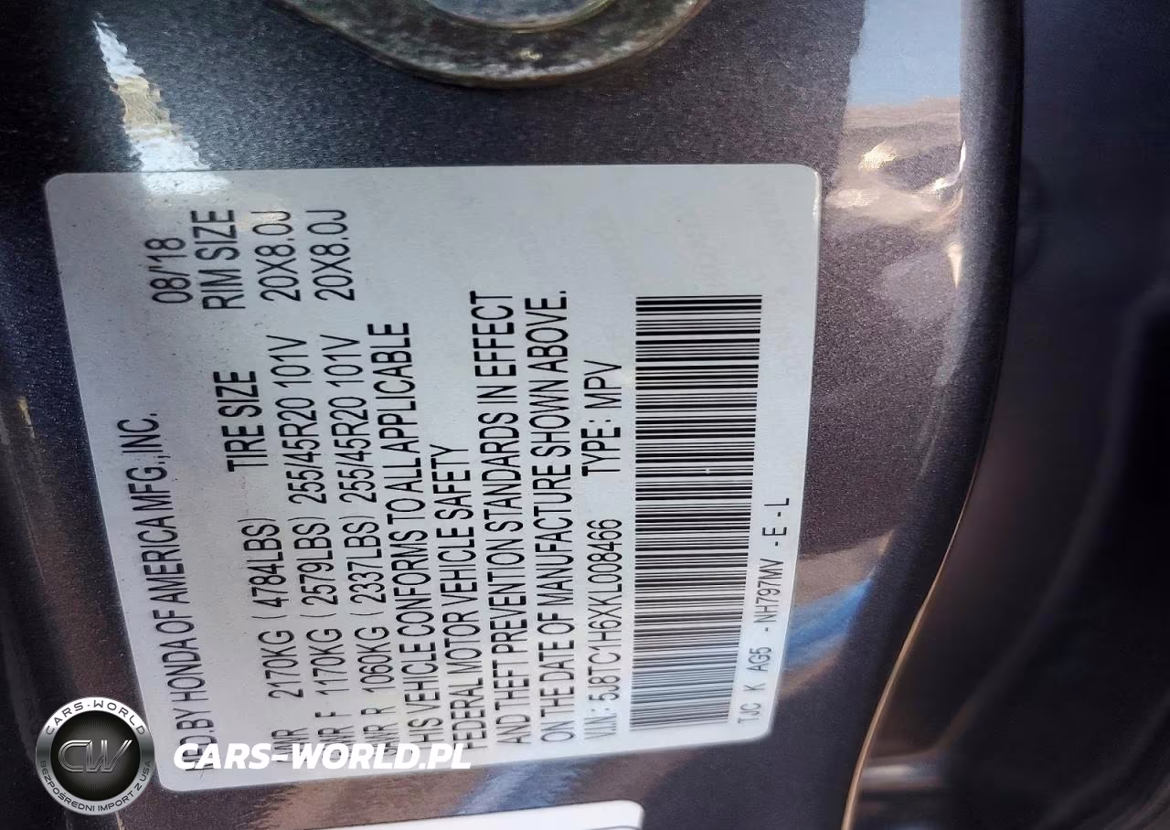 2019 Acura Rdx A-Spec VIN:5J8TC1H6XKL008466 - 13