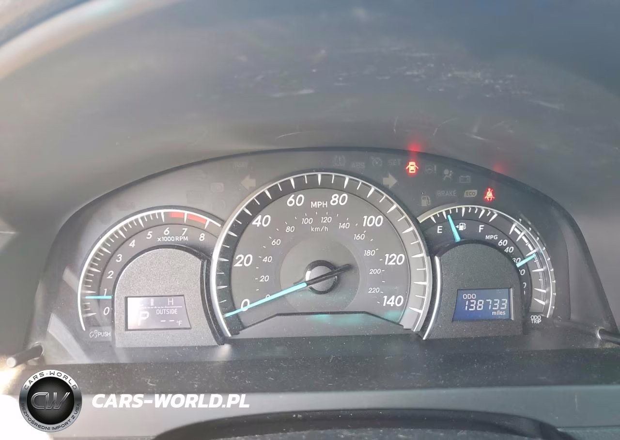 2012 Toyota Camry Xle VIN:4T1BF1FK5CU614170 - 9