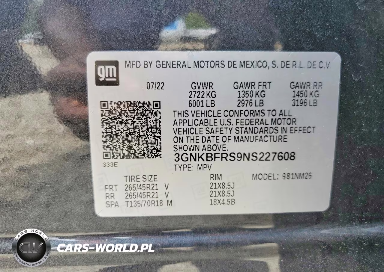 2022 Chevrolet Blazer Premier VIN:3GNKBFRS9NS227608 - 13