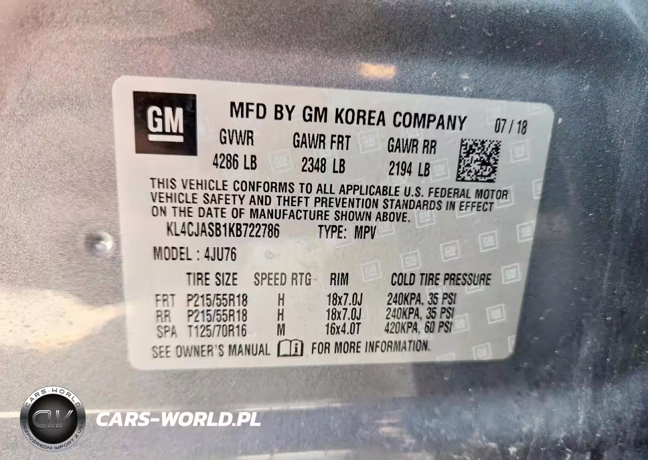 2019 Buick Encore Preferred VIN:KL4CJASB1KB722786 - 13