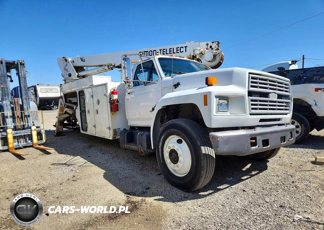 1992 Ford F700 Crane Truck