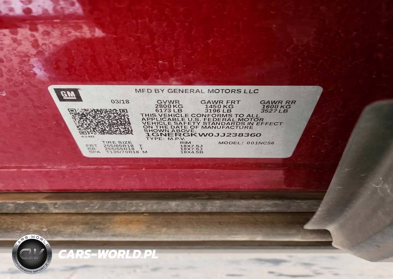 2018 Chevrolet Traverse Lt VIN:1GNERGKW0JJ238360 - 13