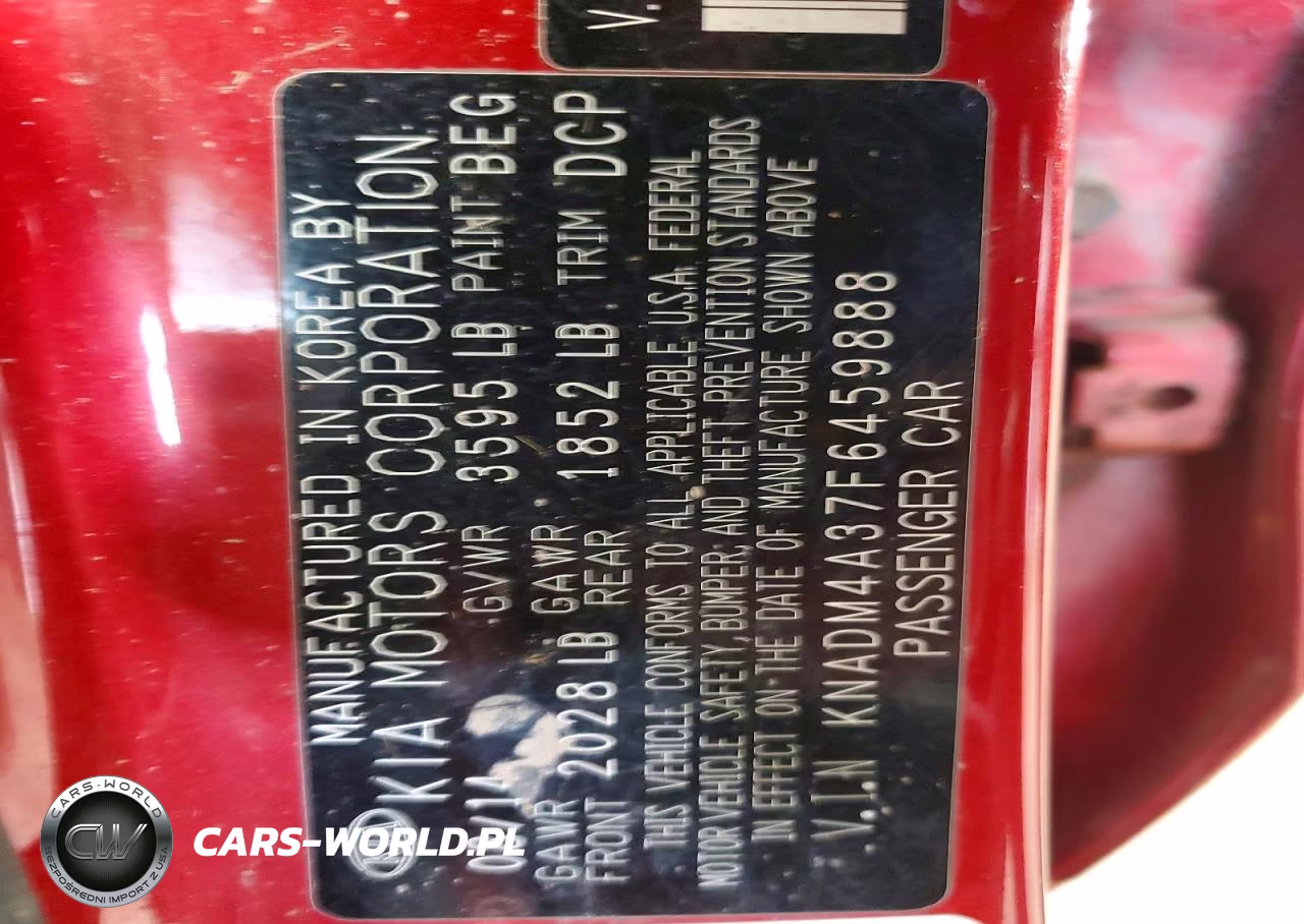 2015 Kia Rio Lx VIN:KNADM4A37F6459888 - 12