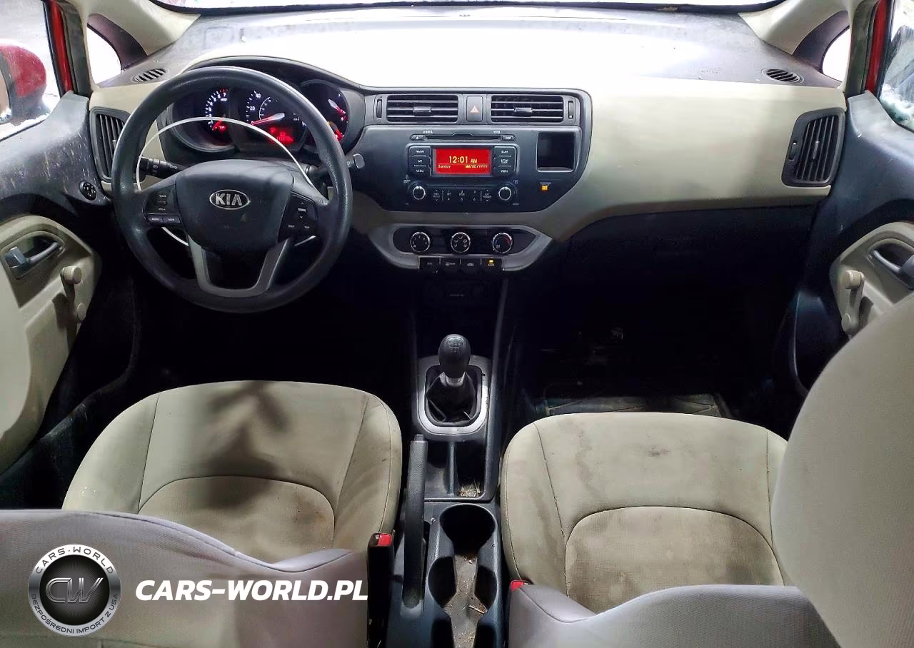 2015 Kia Rio Lx VIN:KNADM4A37F6459888 - 8