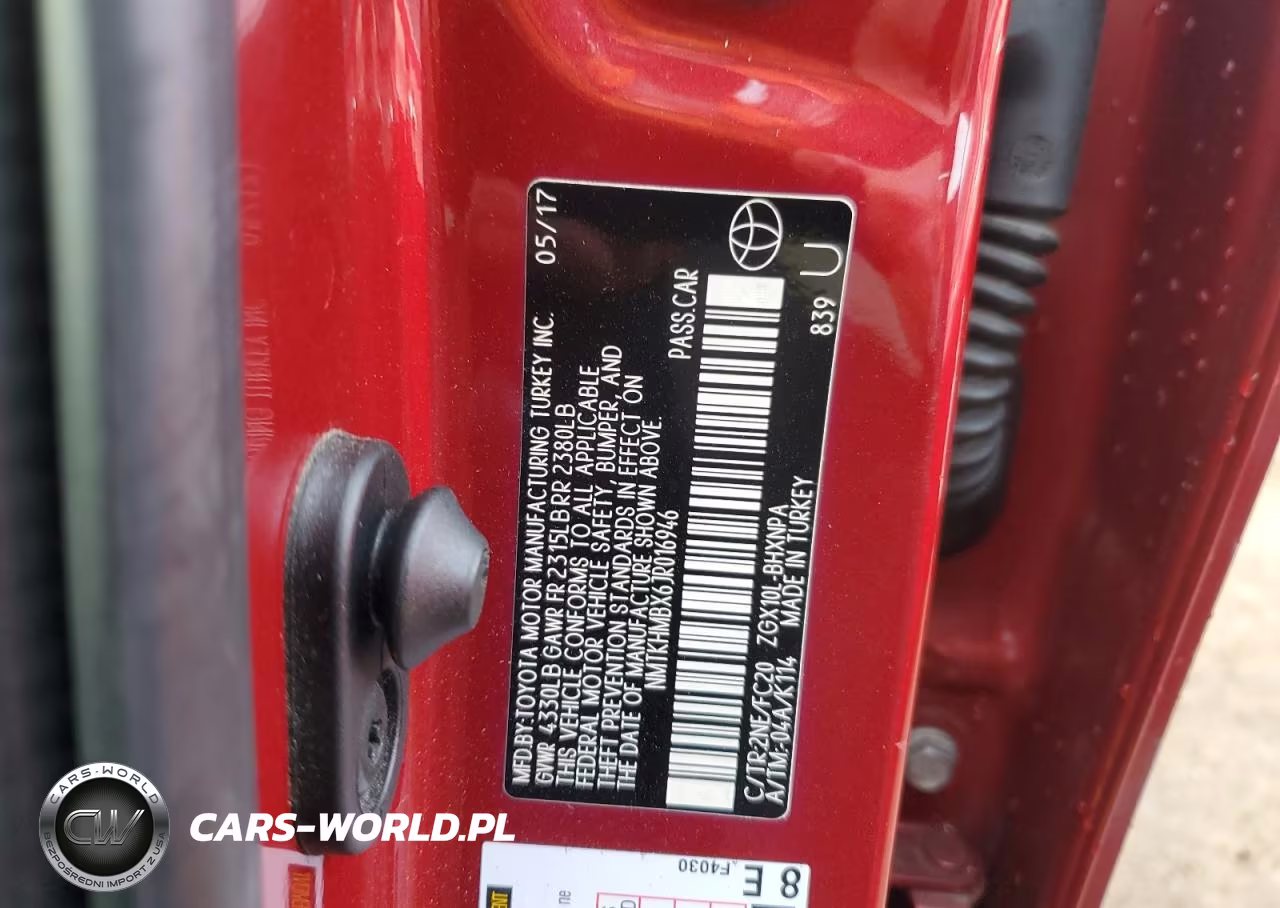 2018 Toyota C-Hr Xle Premium VIN:NMTKHMBX6JR016946 - 13
