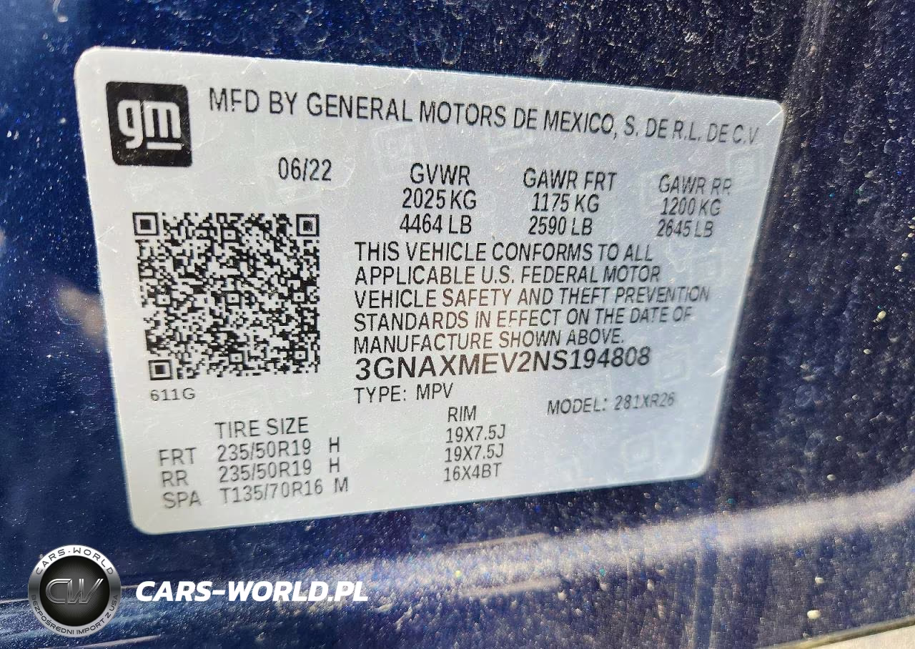 2022 Chevrolet Equinox Rs VIN:3GNAXMEV2NS194808 - 13