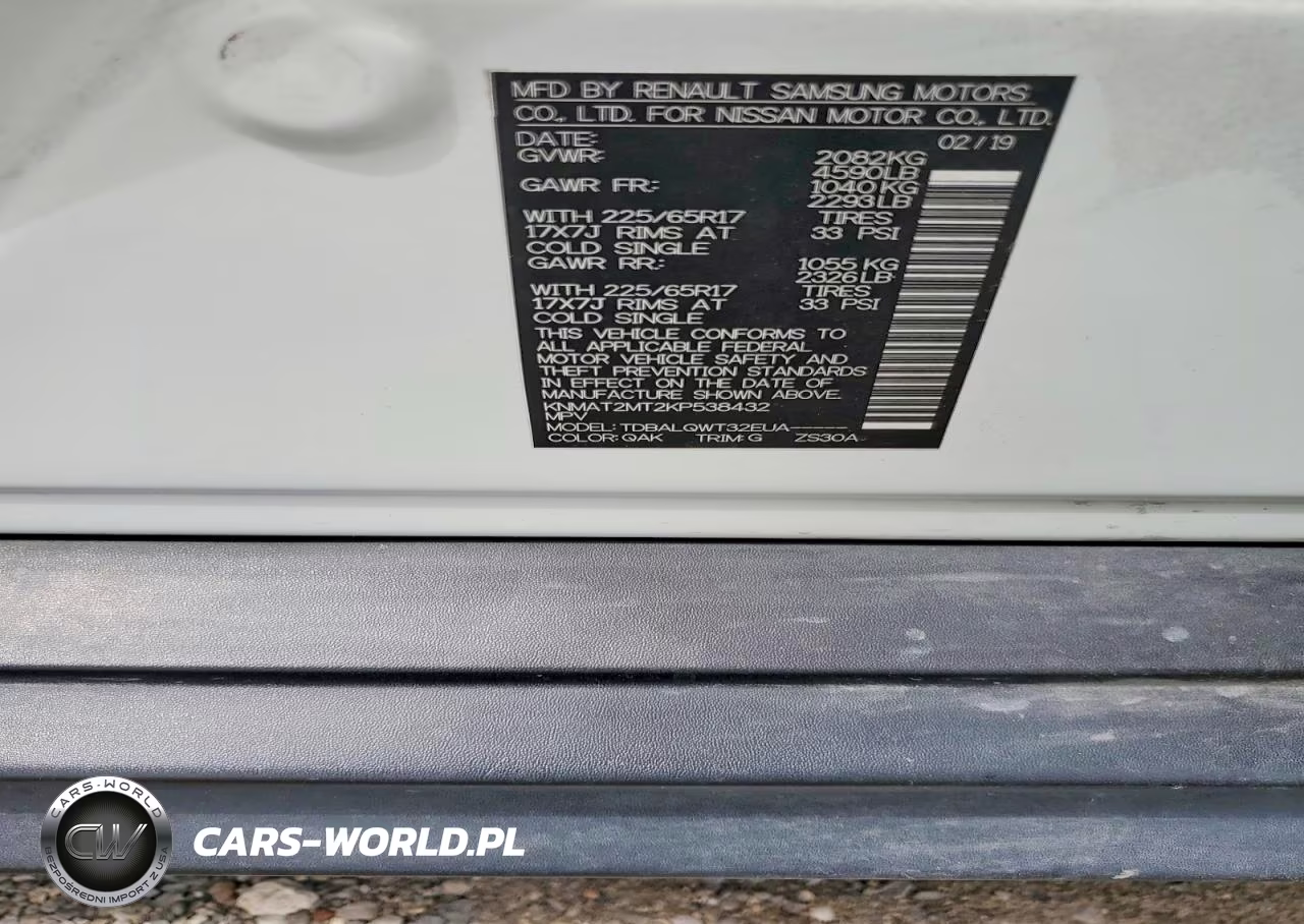 2019 Nissan Rogue Sv VIN:KNMAT2MT2KP538432 - 12