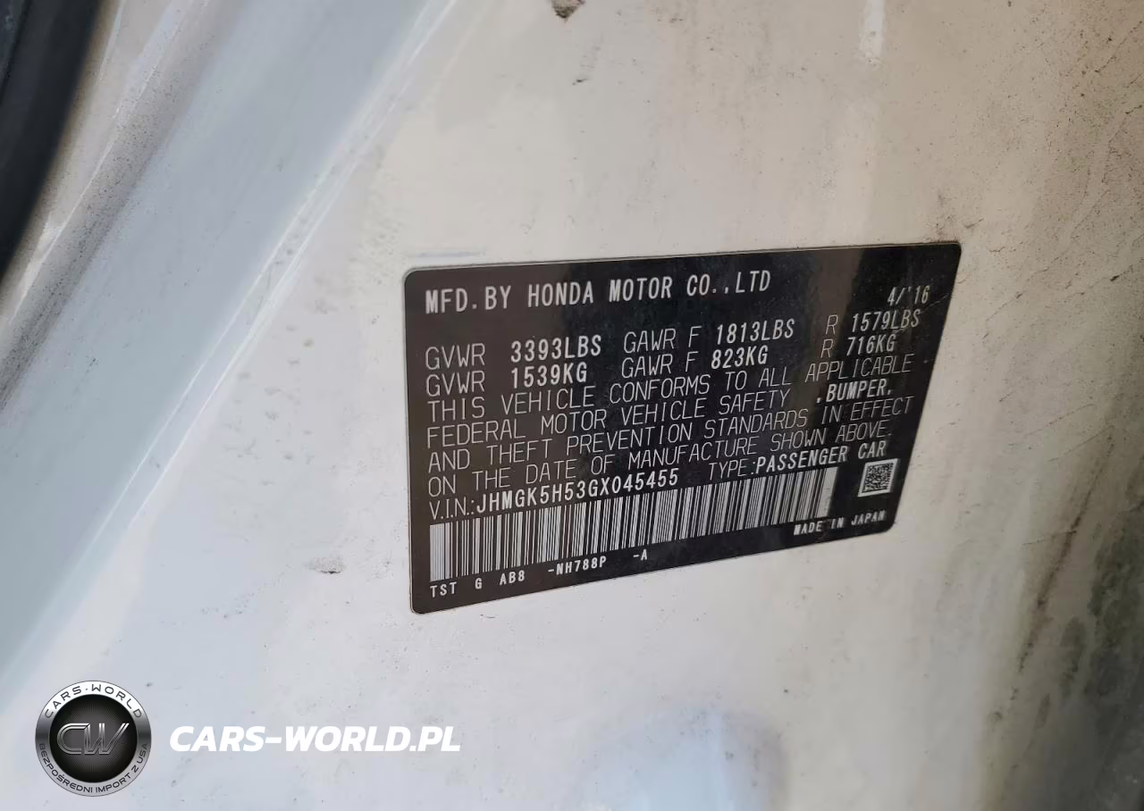 2016 Honda Fit Lx VIN:JHMGK5H53GX045455 - 12