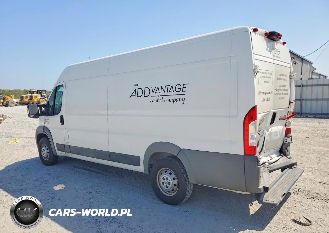 2018 Ram Promaster 3500 Utility - Service Van VIN:3C6URVJG1JE101385 - 2
