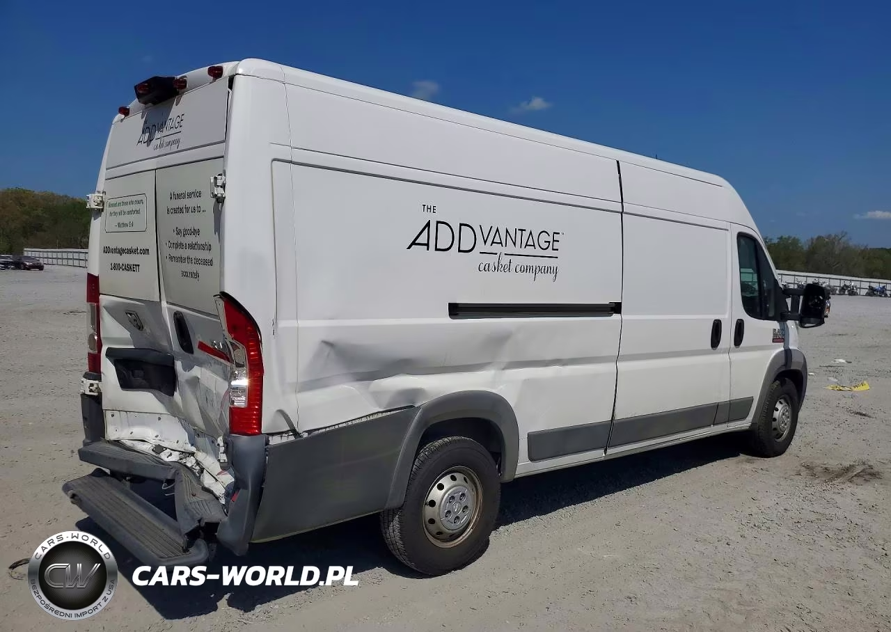 2018 Ram Promaster 3500 Utility - Service Van VIN:3C6URVJG1JE101385 - 3