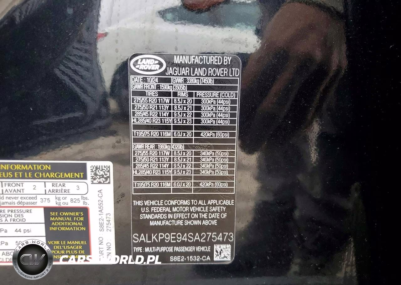 2025 Land Rover Range Rover Se VIN:SALKP9E94SA275473 - 14