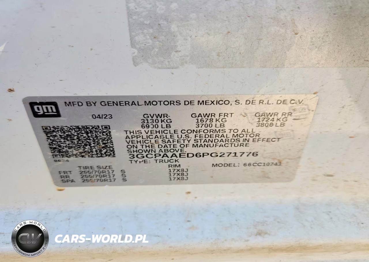 2023 Chevrolet Silverado C1500 VIN:3GCPAAED6PG271776 - 12