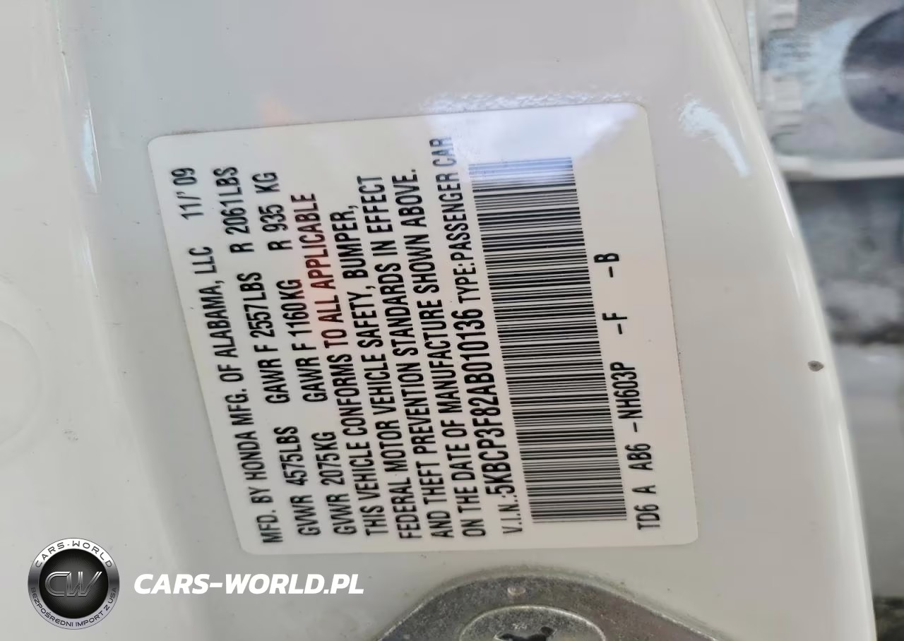 2010 Honda Accord Exl VIN:5KBCP3F82AB010136 - 12
