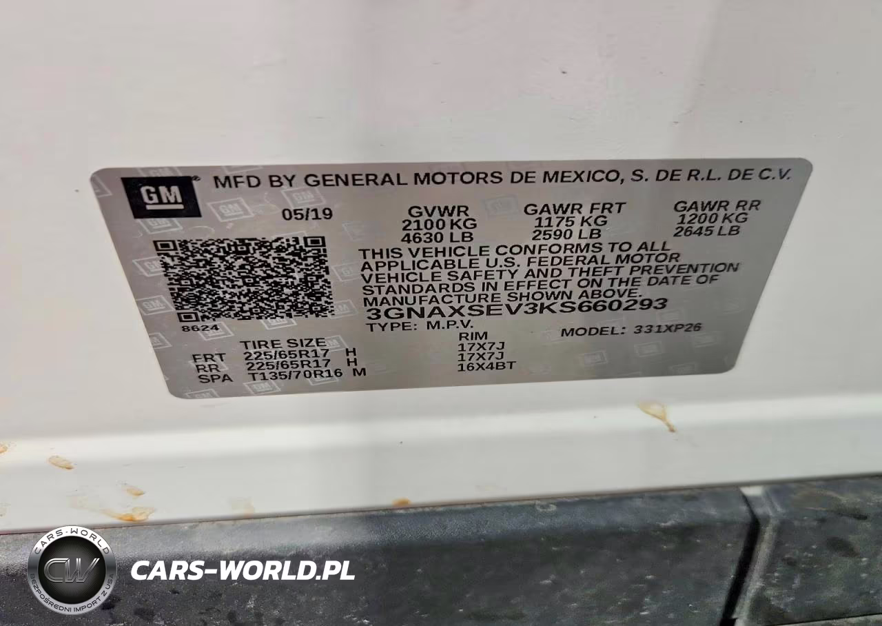 2019 Chevrolet Equinox Ls VIN:3GNAXSEV3KS660293 - 13