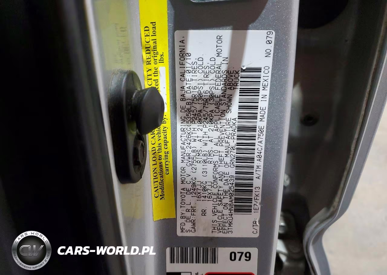 2010 Toyota Tacoma Prerunner V6 VIN:3TMKU4HN8AM025439 - 12