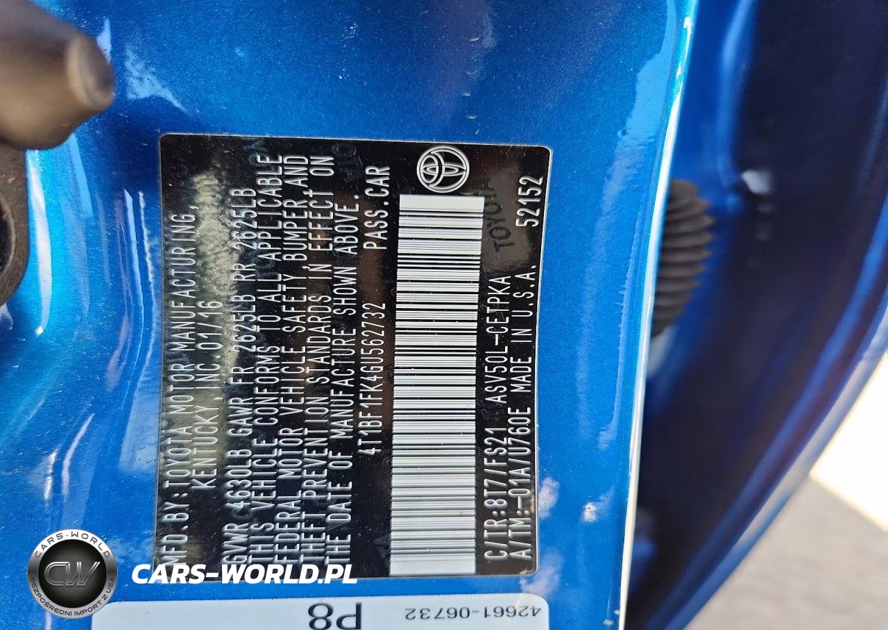 2016 Toyota Camry Special Edition VIN:4T1BF1FK4GU562732 - 12
