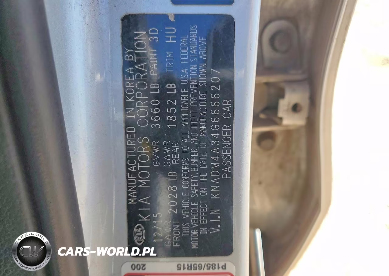 2016 Kia Rio Lx VIN:KNADM4A34G6666207 - 12