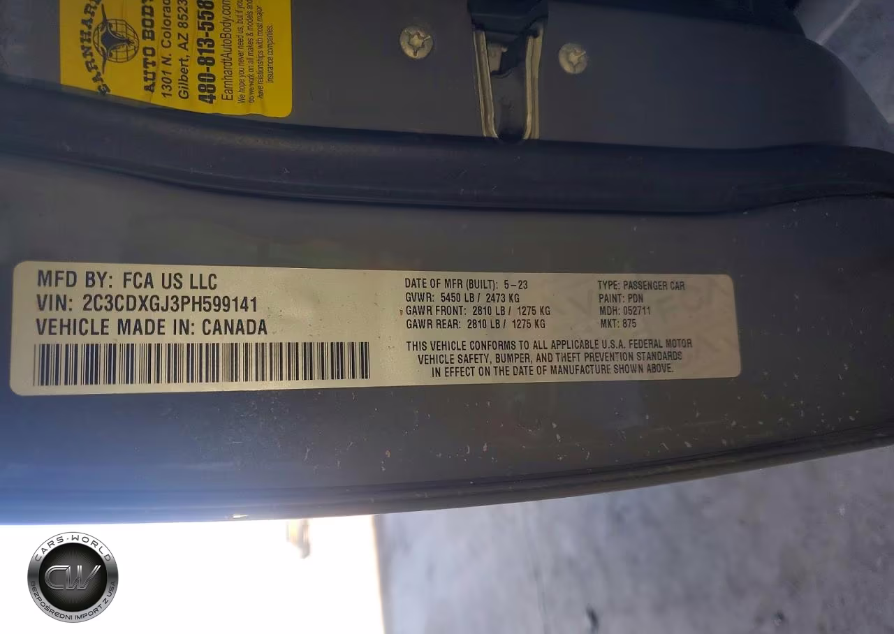2023 Dodge Charger Scat Pack VIN:2C3CDXGJ3PH599141 - 12
