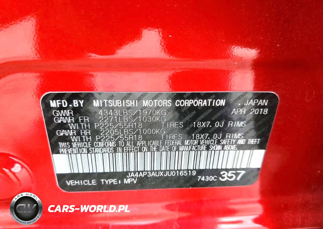 2018 Mitsubishi Outlander Sport Es VIN:JA4AP3AUXJU016519 - 13