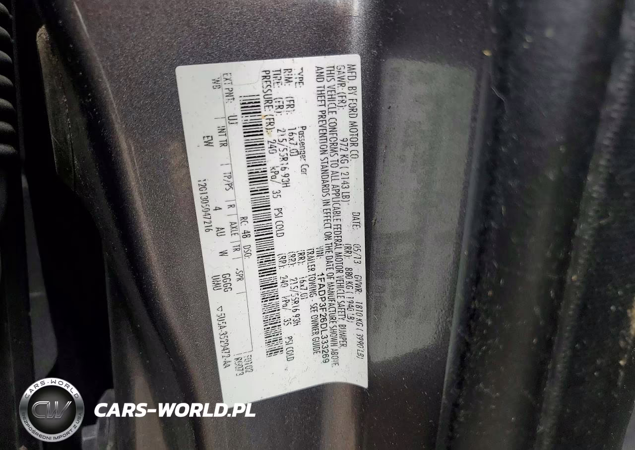 2013 Ford Focus Se VIN:1FADP3F26DL333269 - 12