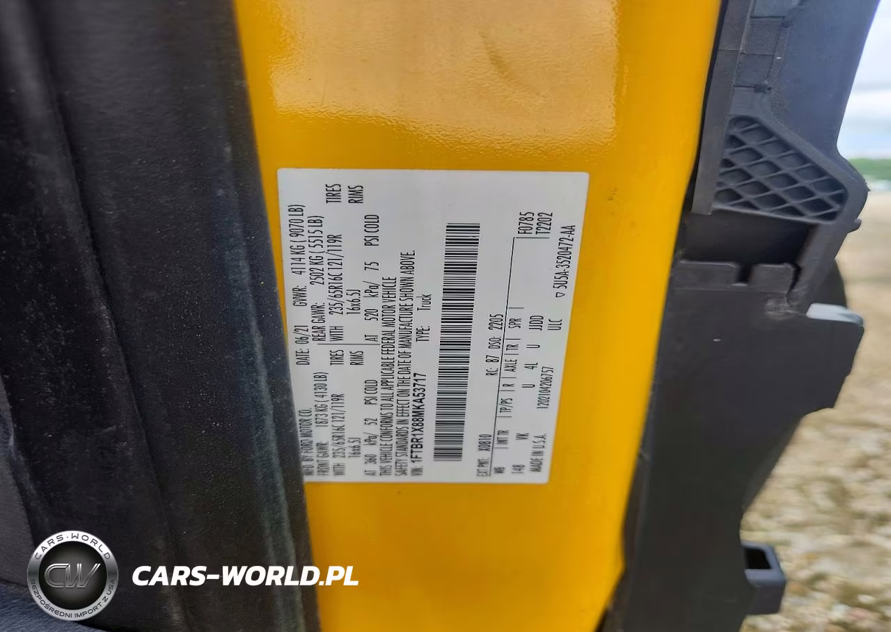 2021 Ford Transit T-250 VIN:1FTBR1X88MKA53717 - 13