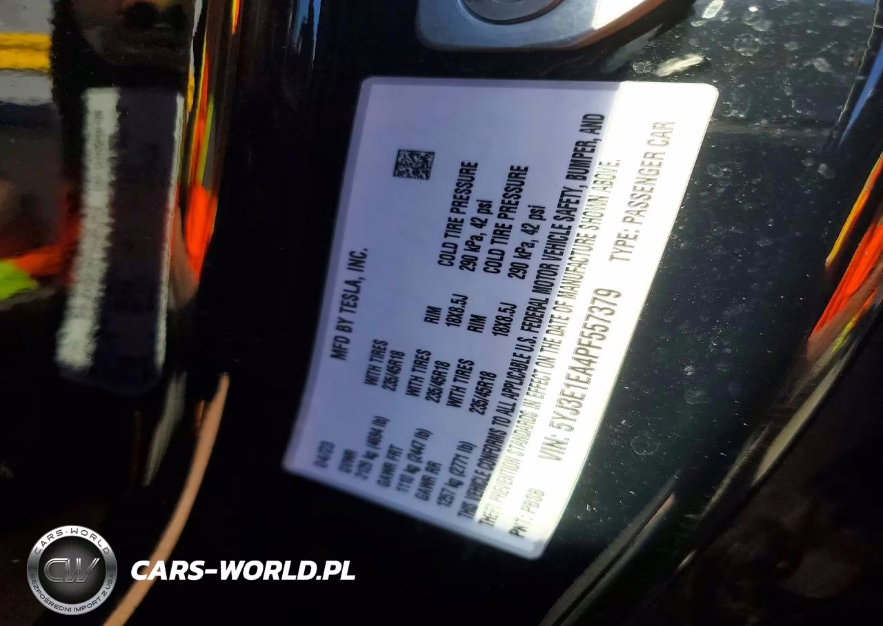 2023 Tesla Model 3 VIN:5YJ3E1EA4PF557379 - 12