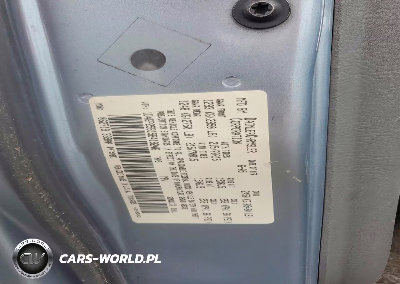 2005 Dodge Caravan Se VIN:1D4GP25B15B419246 - 13