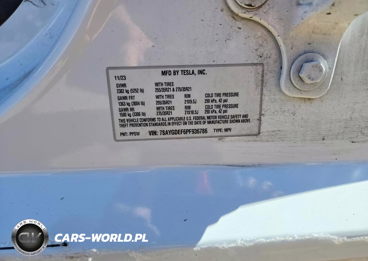 2023 Tesla Model Y VIN:7SAYGDEF6PF936786 - 13