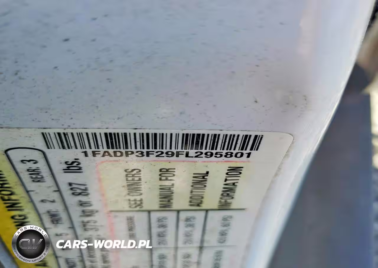 2015 Ford Focus Se VIN:1FADP3F29FL295801 - 12