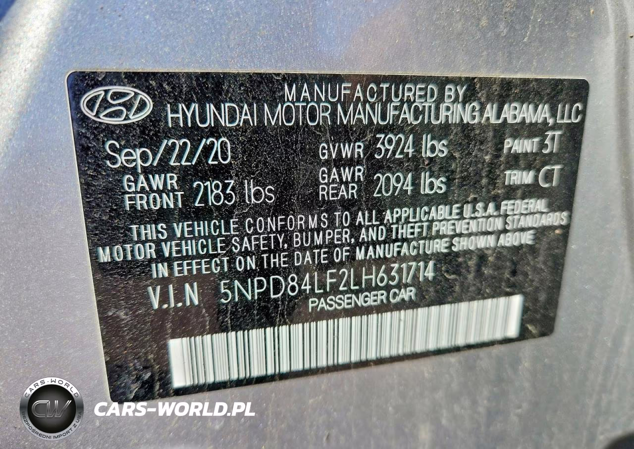 2020 Hyundai Elantra Value Edition VIN:5NPD84LF2LH631714 - 12