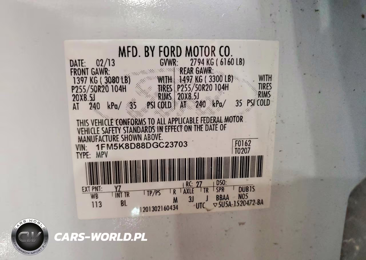 2013 Ford Explorer Xlt VIN:1FM5K8D88DGC23703 - 13