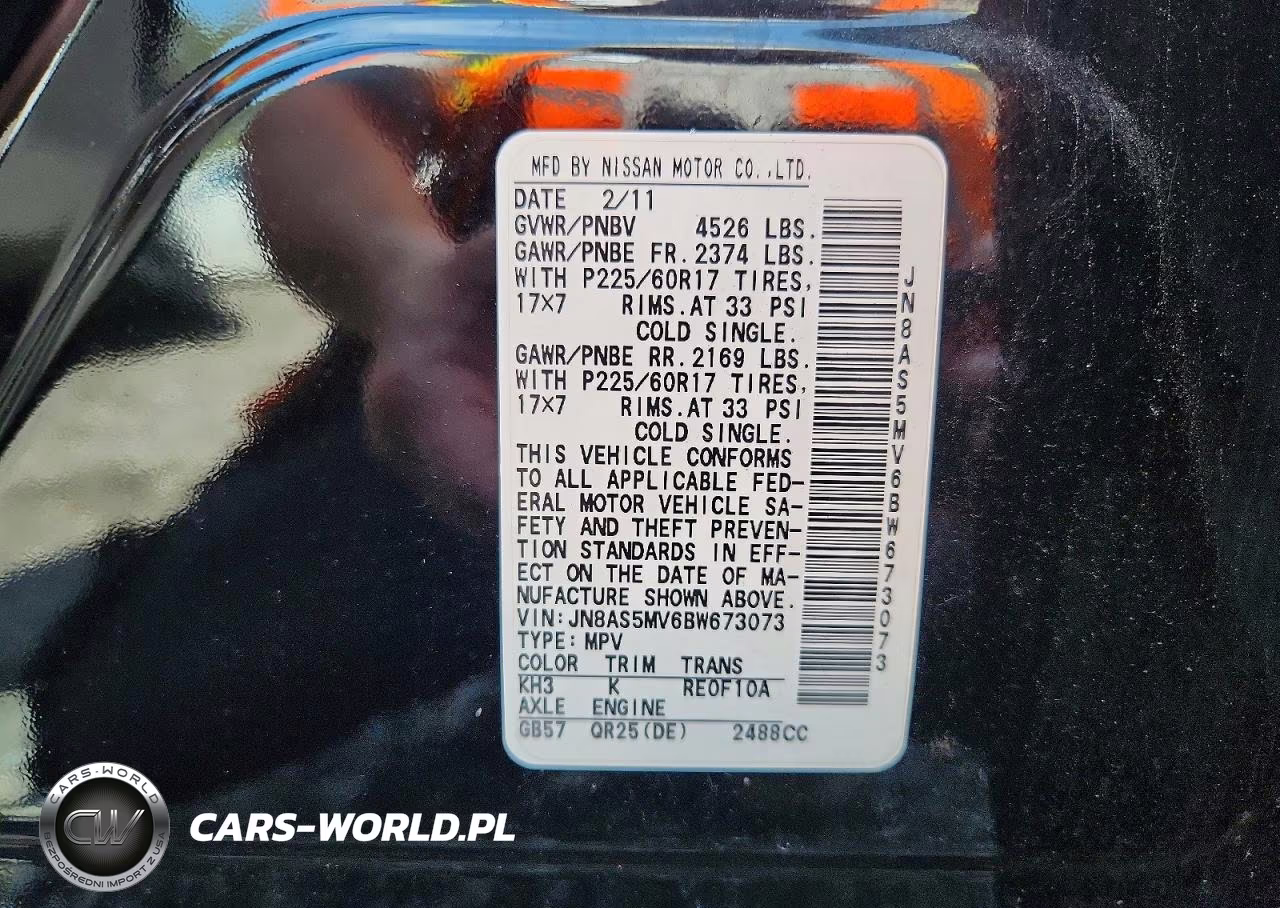 2011 Nissan Rogue S VIN:JN8AS5MV6BW673073 - 13