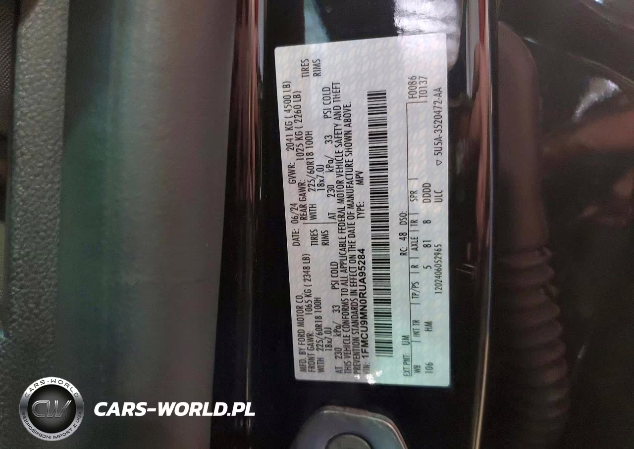 2024 Ford Escape St Line VIN:1FMCU9MN0RUA95284 - 13