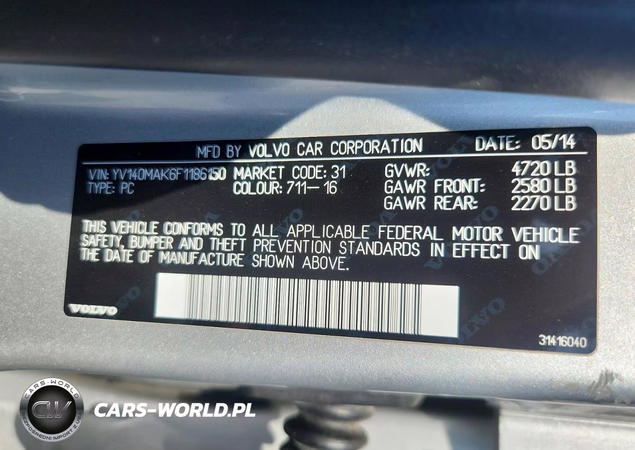 2015 Volvo S80 Premier VIN:YV140MAK6F1186150 - 12
