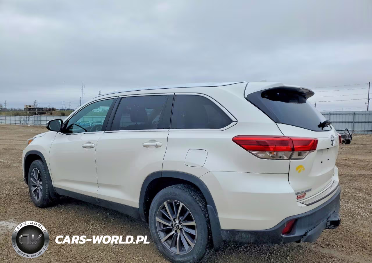 2019 Toyota Highlander VIN:5TDJZRFH3KS602225 - 2