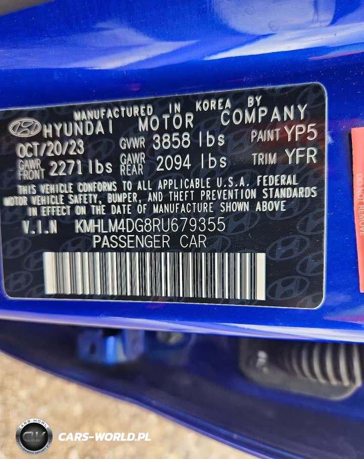 2024 Hyundai Elantra Sel VIN:KMHLM4DG8RU679355 - 13