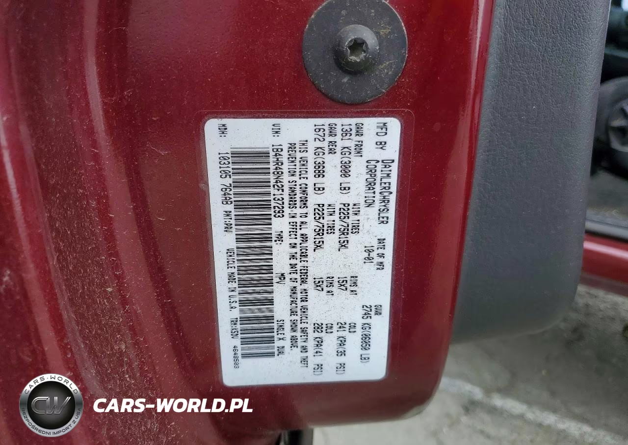 2002 Dodge Durango Slt VIN:1B4HR48N42F137293 - 13