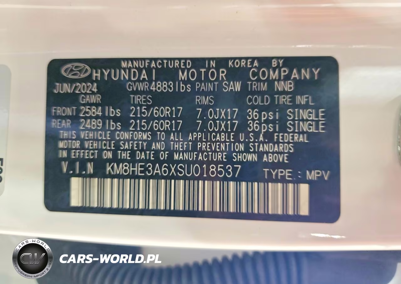 2025 Hyundai Kona Electric Limited VIN:KM8HE3A6XSU018537 - 13