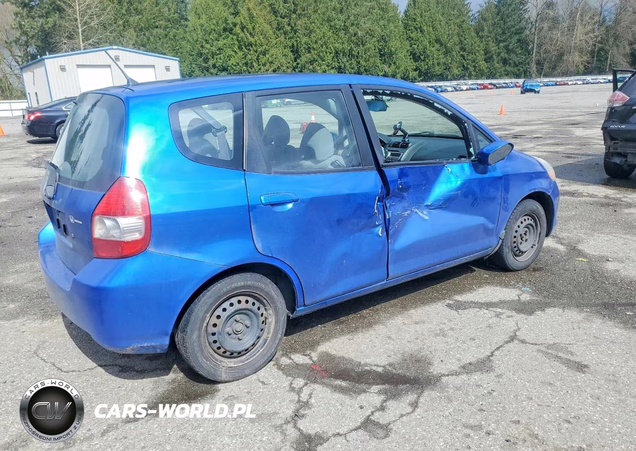 2007 Honda Fit VIN:JHMGD38417S802906 - 3