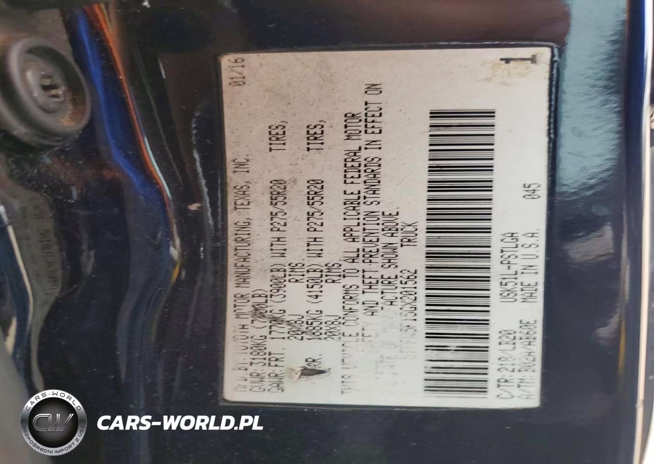 2016 Toyota Tundra Limited VIN:5TFFW5F15GX201562 - 12