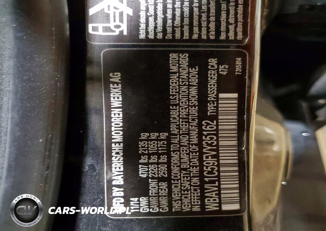 2015 BMW X1 xDrive28I VIN:WBAVL1C59FVY35162 - 13